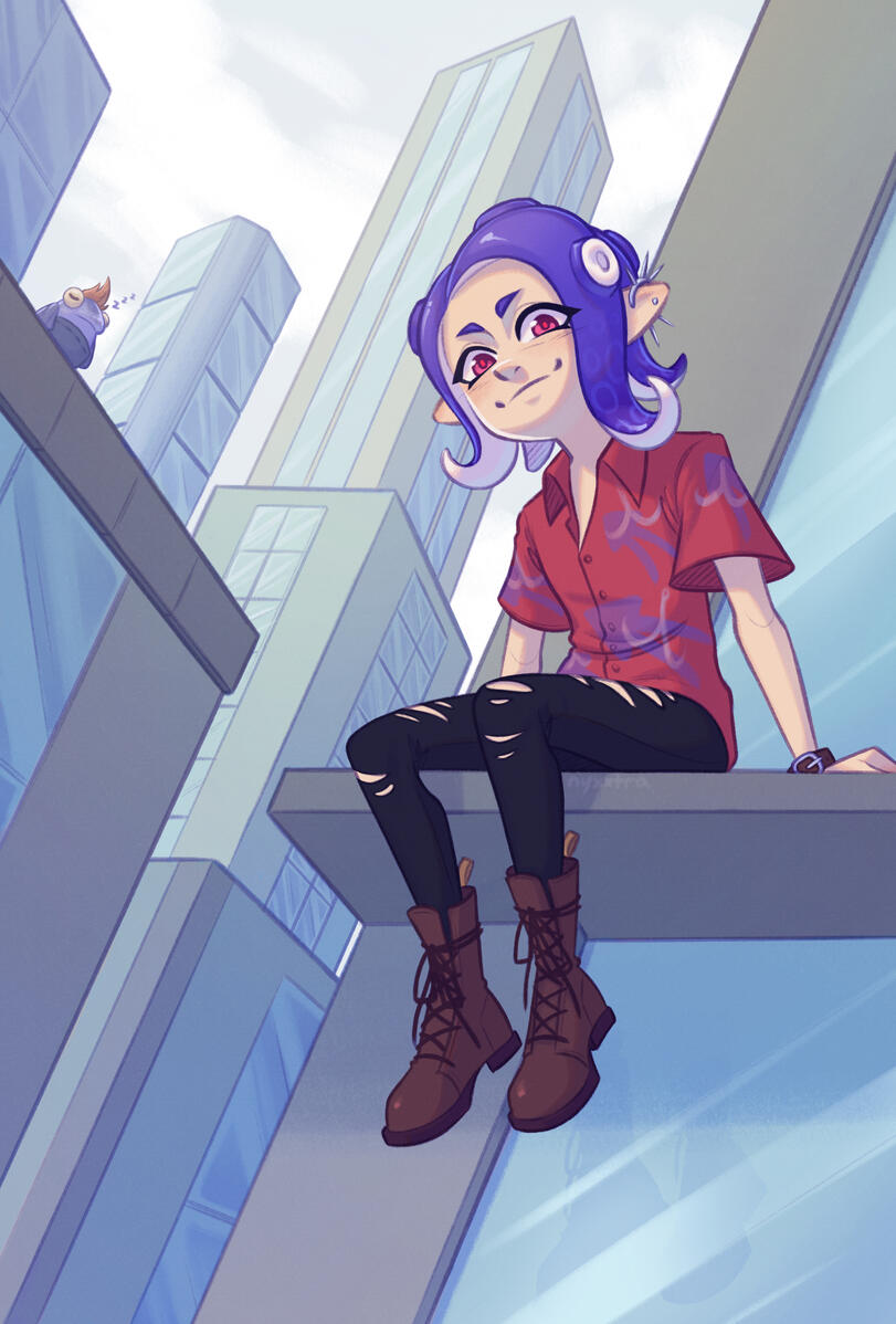 Splatoon fan art of an octoling - 2026
